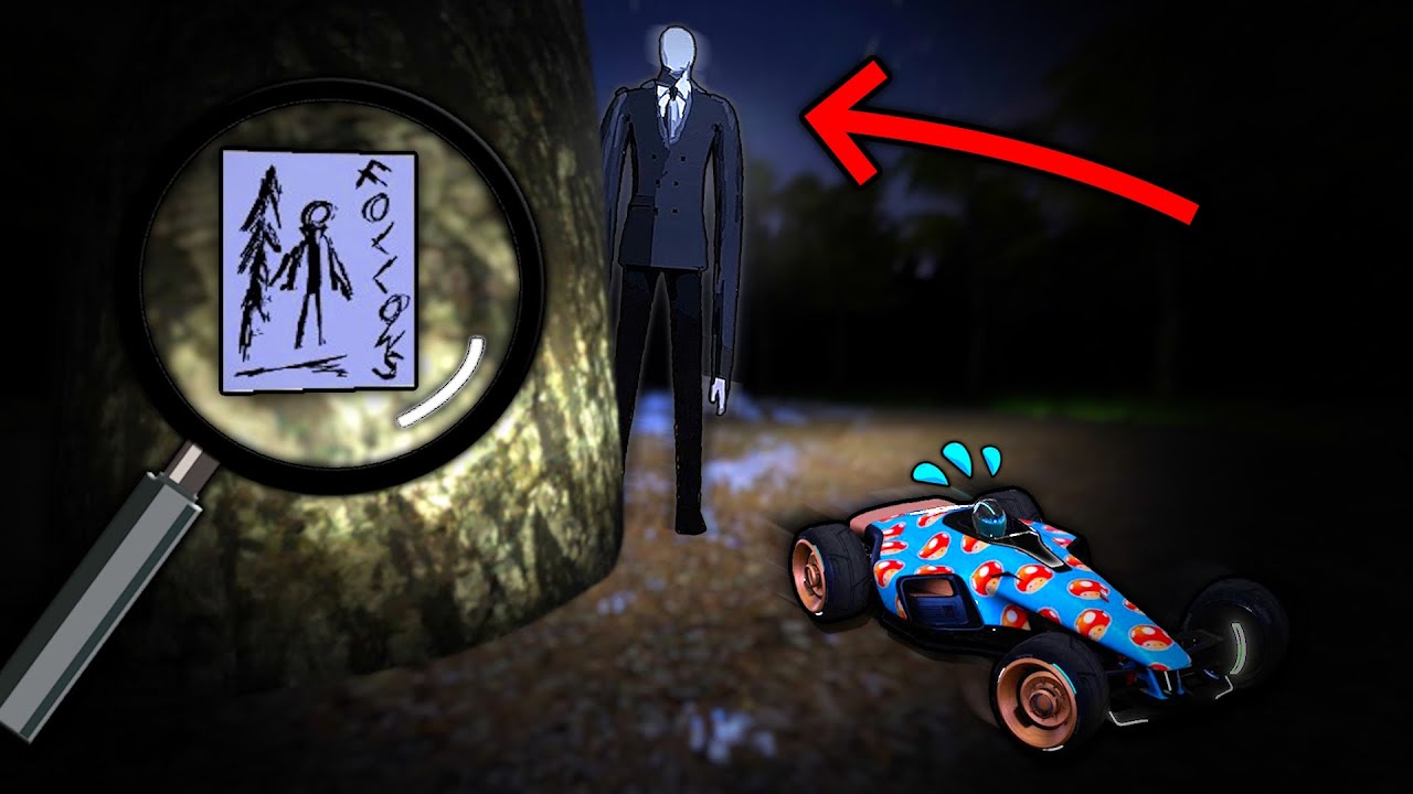 They Added Slenderman to Trackmania...