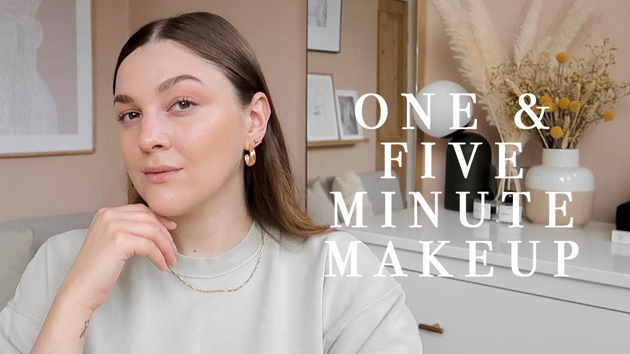 1 & 5 MINUTE EVERYDAY MAKEUP LOOKS | I Covet Thee