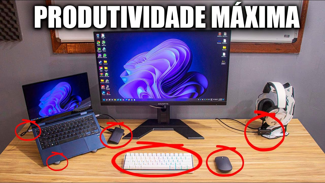 DE NOTEBOOK PARA PC DE TRABALHO COMPLETO COM ITENS DA CHINA