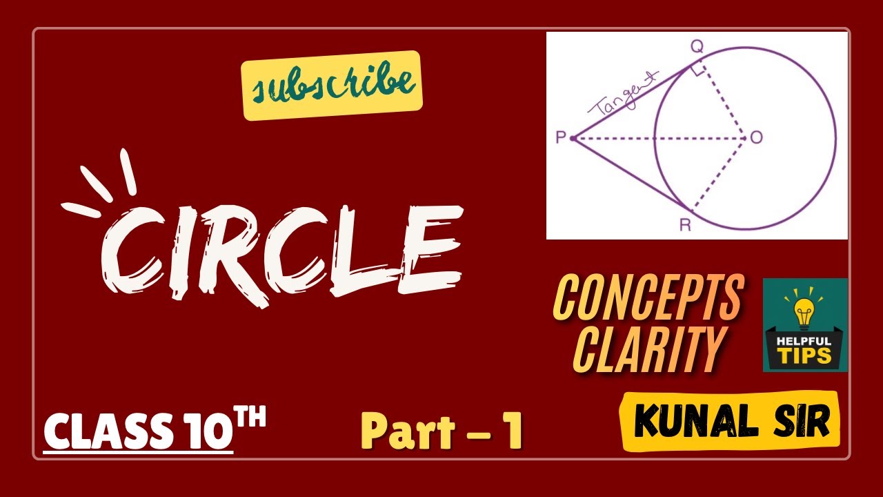 Most Important Questions of Circle, Class 10th  | CBSE |