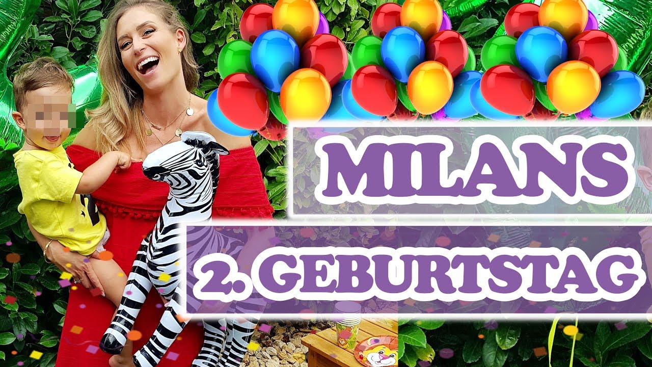 MILANS 2. GEBURTSTAG - wer hatte mehr Spaß, Mama oder Kind 😂 ?