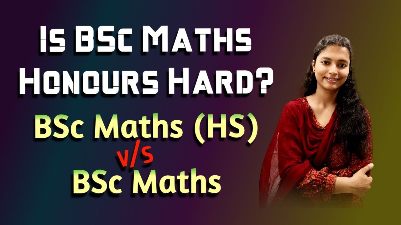 Is BSc Maths Honours Hard? | Can an Average Student do BSc Maths Honours ?  🤔👓