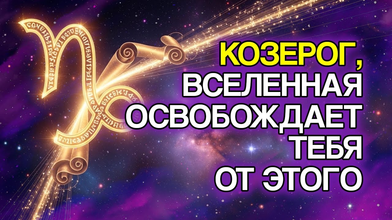КОЗЕРОГ: Почему Вселенная Убирает Людей С Вашего Пути