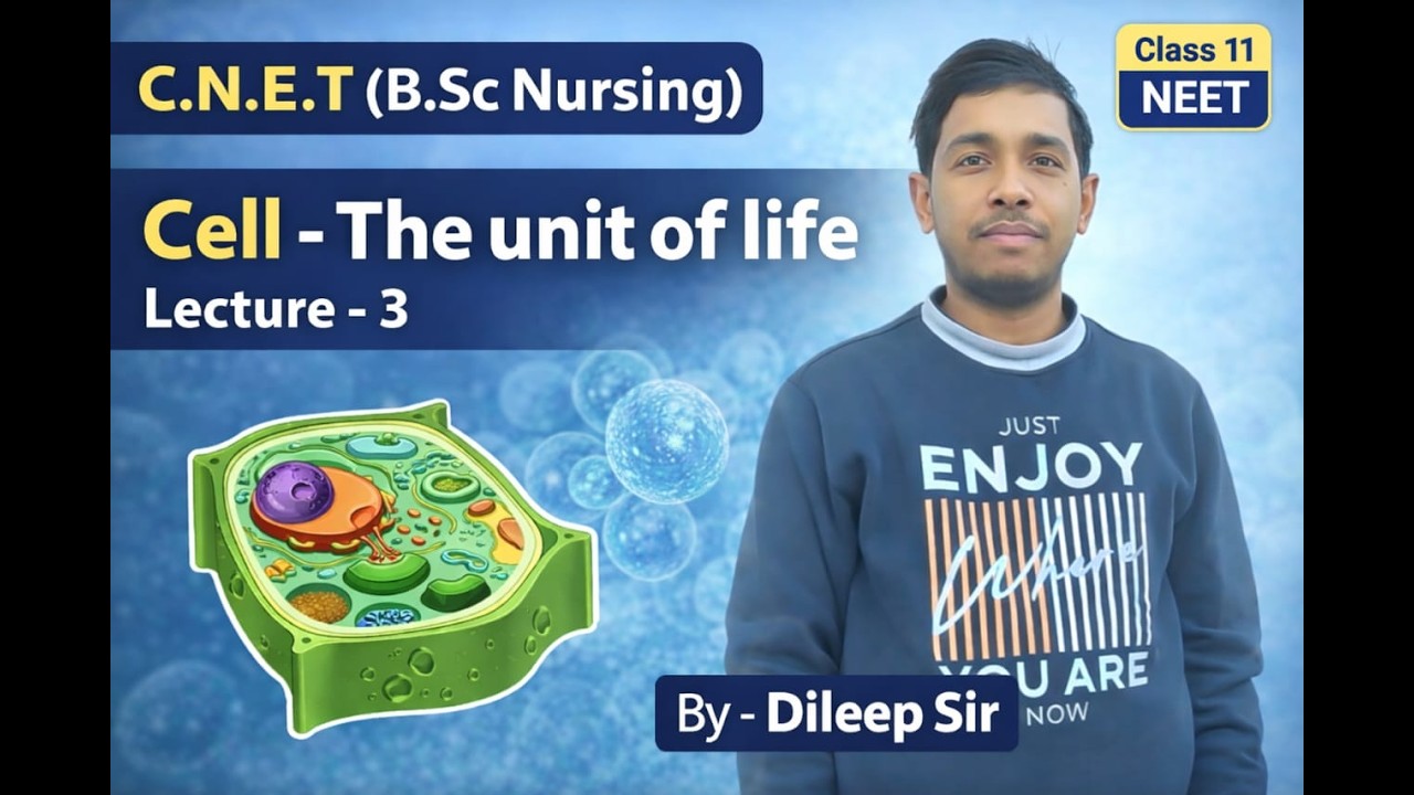 #Cell. the unit of life for  class 11th NEET & B S.c  nursing #biology