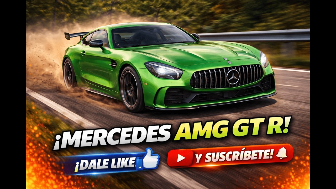 AMG GT R Verde en Forza Horizon 4 | Gameplay con Volante T300 + Shifter + Freno de Mano