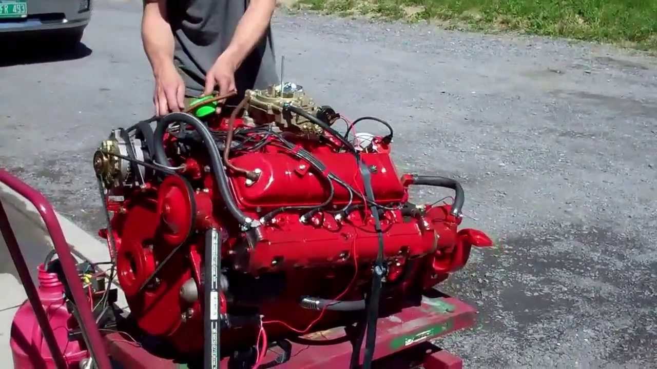 Gray Marine 327 Fireball V8 Test Firing 516-13