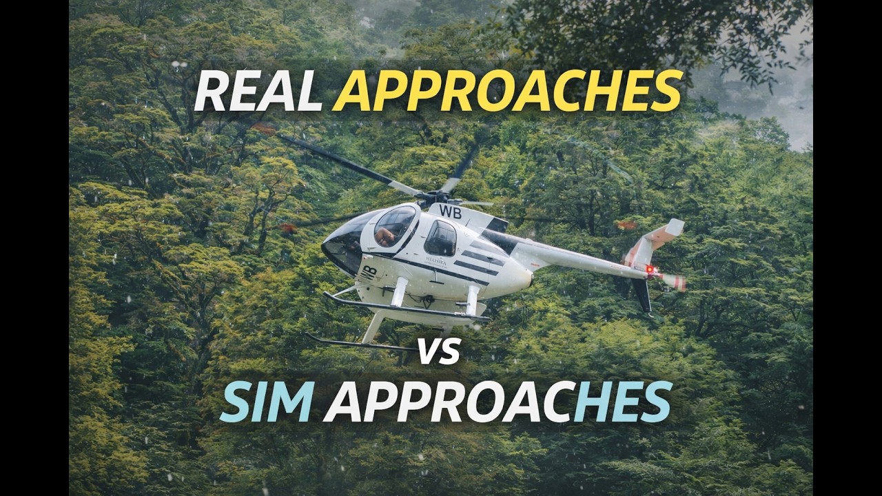 Kaimanawa Ranges Real Approaches vs Sim Approaches