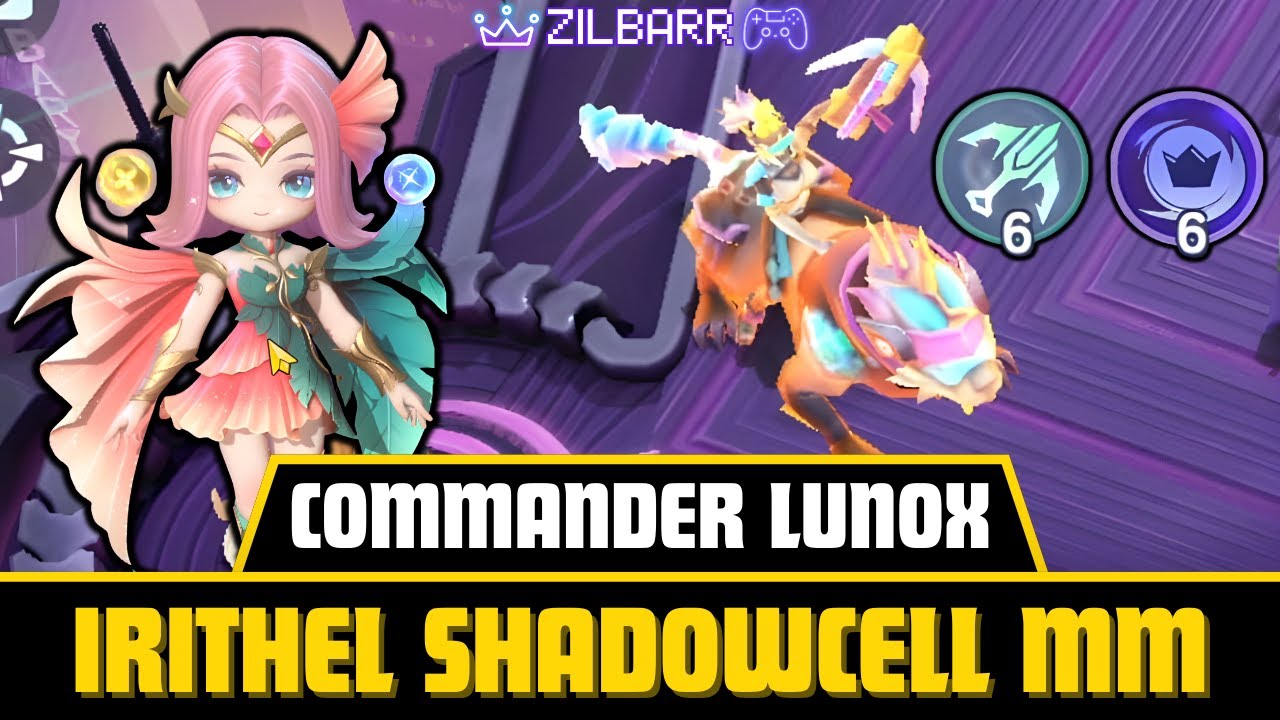 COMMANDER LUNOX HYPER IRITHEL SHADOWCELL! COMBO 66 MARKSMAN SC MAGIC CHESS GO GO!!