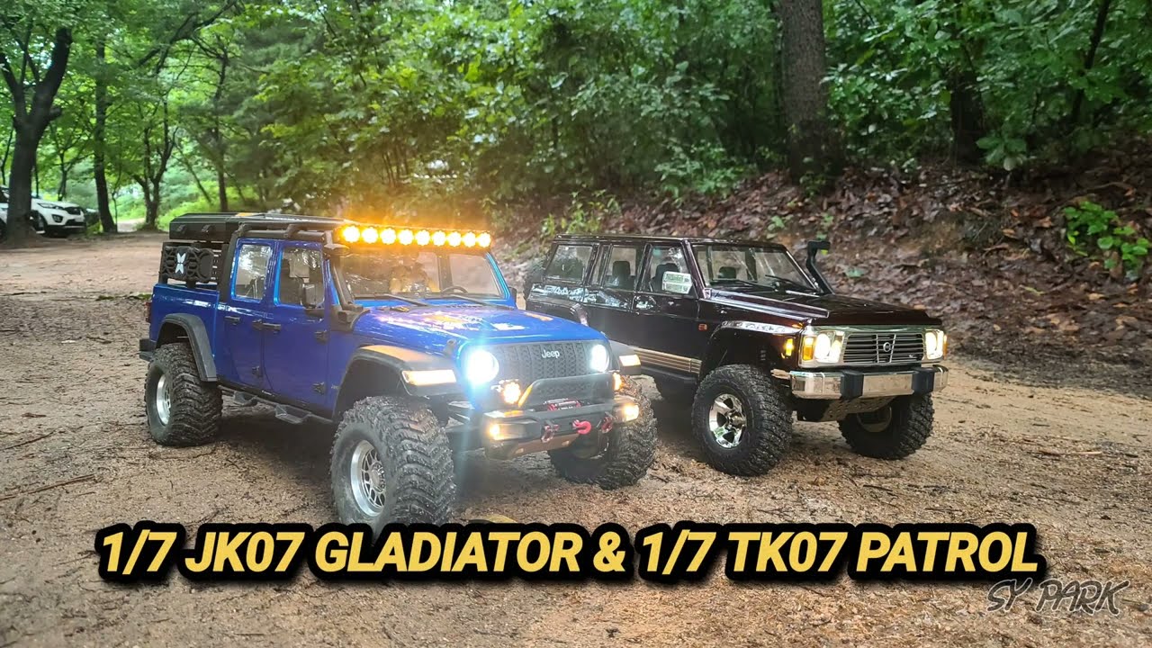 Rlaarlo 1/7 TK07 PATROL &1/7 JK07 GLADIATOR FIRST RUN