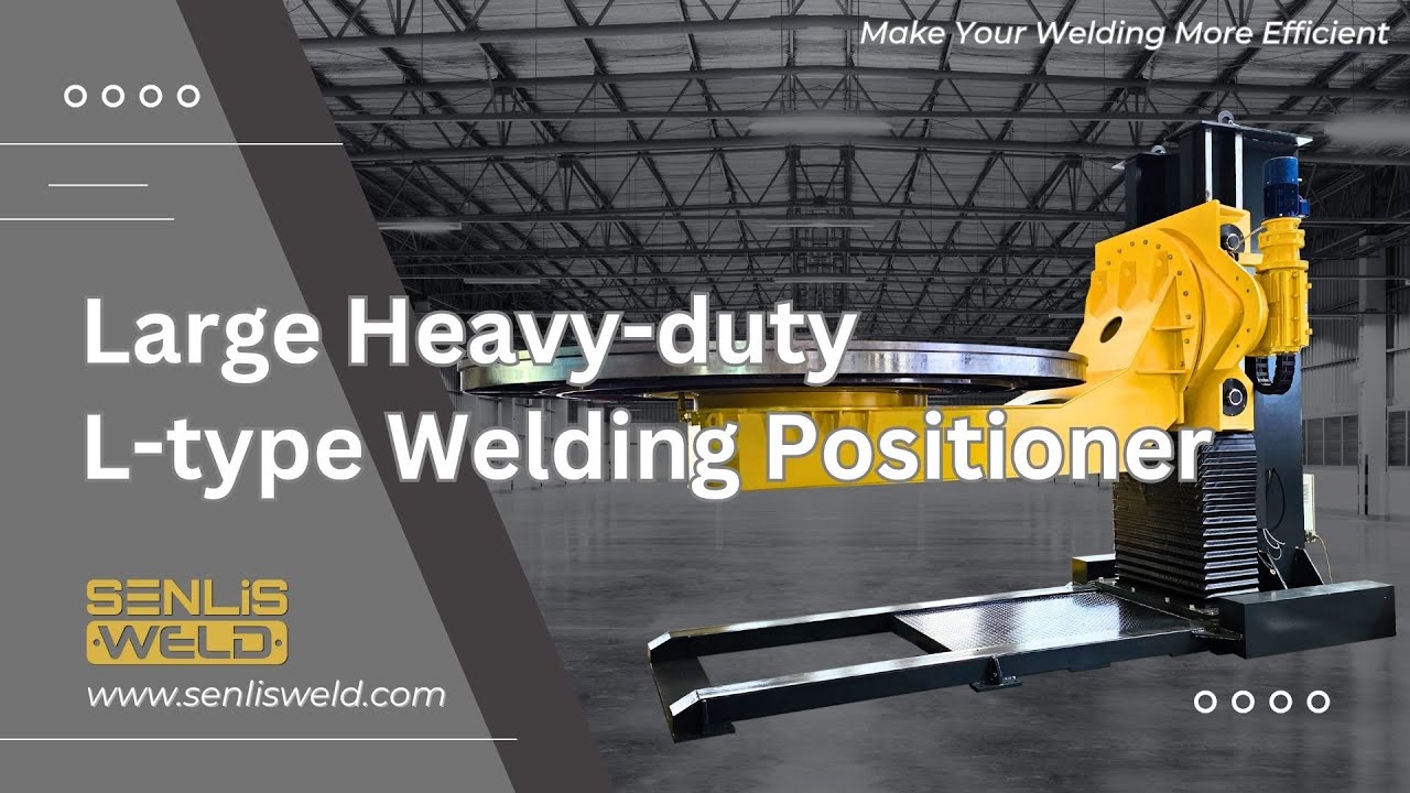 Full Demo of Heavy-Duty Welding Positioner | Lift & Table Rotation Features