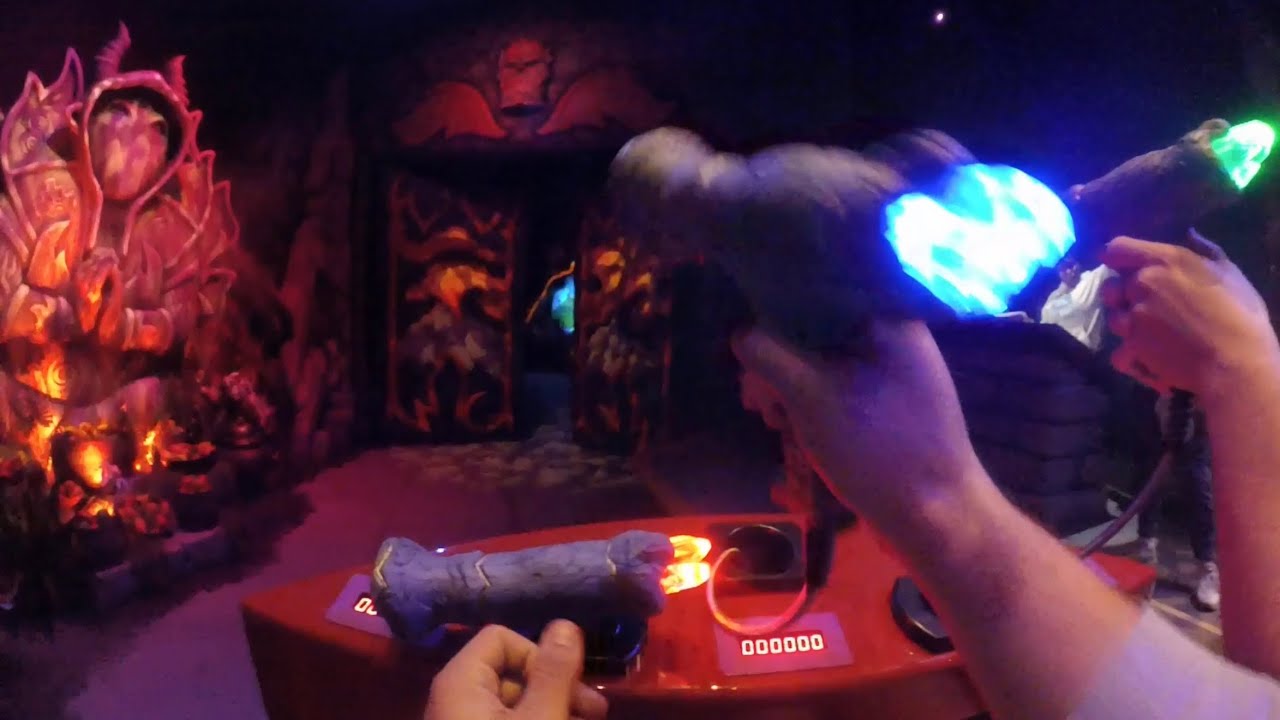 Volkanu POV & Queue Walkthrough Lost Island Theme Park Sally Dark Ride