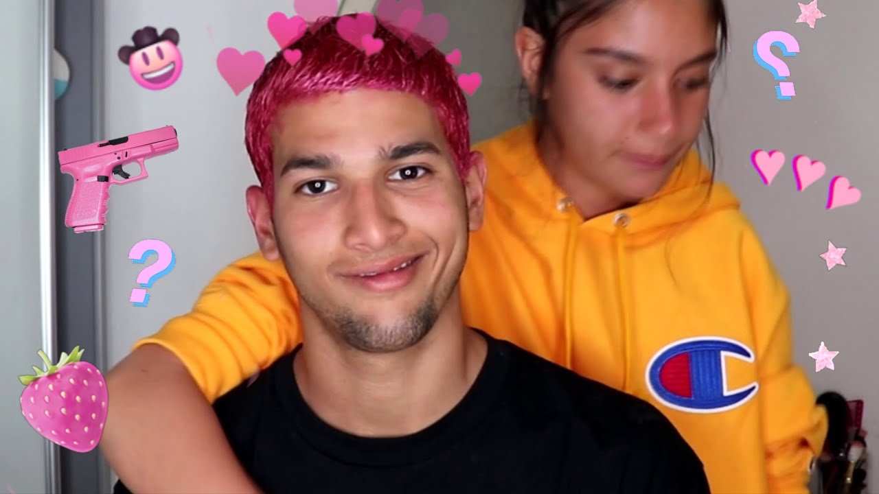 צבעתי לחבר שלי את השיער!!!
