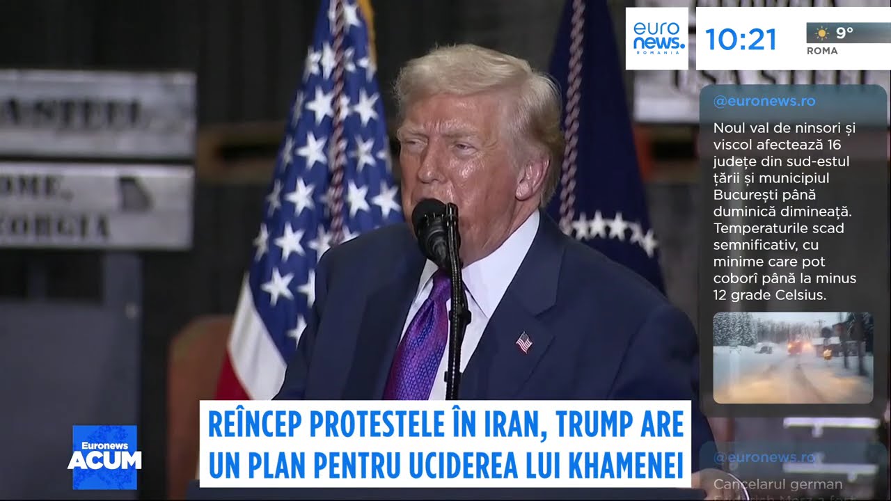 Nou protest al studenților în Iran, Trump încă așteaptă un răspuns privind programul nuclear