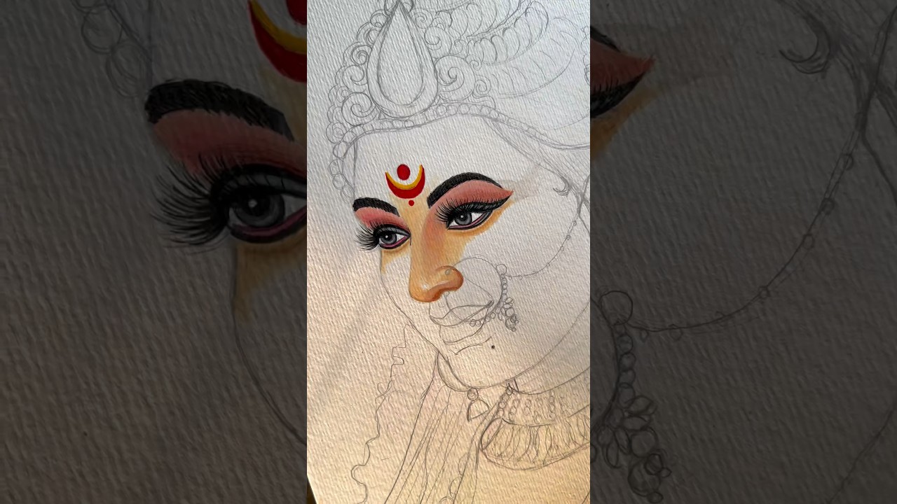 Maa Durga | navratri special | Durga painting | ArtisArt 