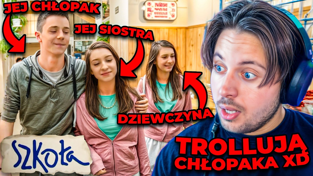 SZKOŁA - BLIŹNIACZKI TROLLUJĄ SWOICH CHŁOPAKÓW ( ͡° ͜ʖ ͡°)