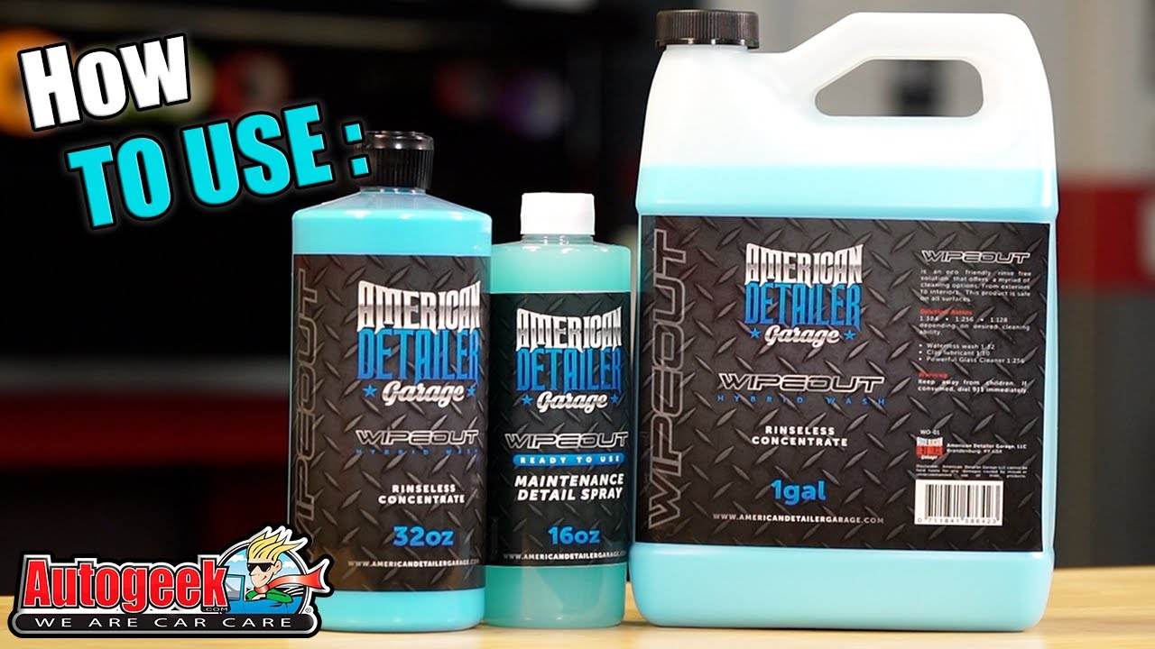 THE VERSATILITY OF WIPEOUT | Wipeout Maintenance Detail Spray from American Detailer Garage