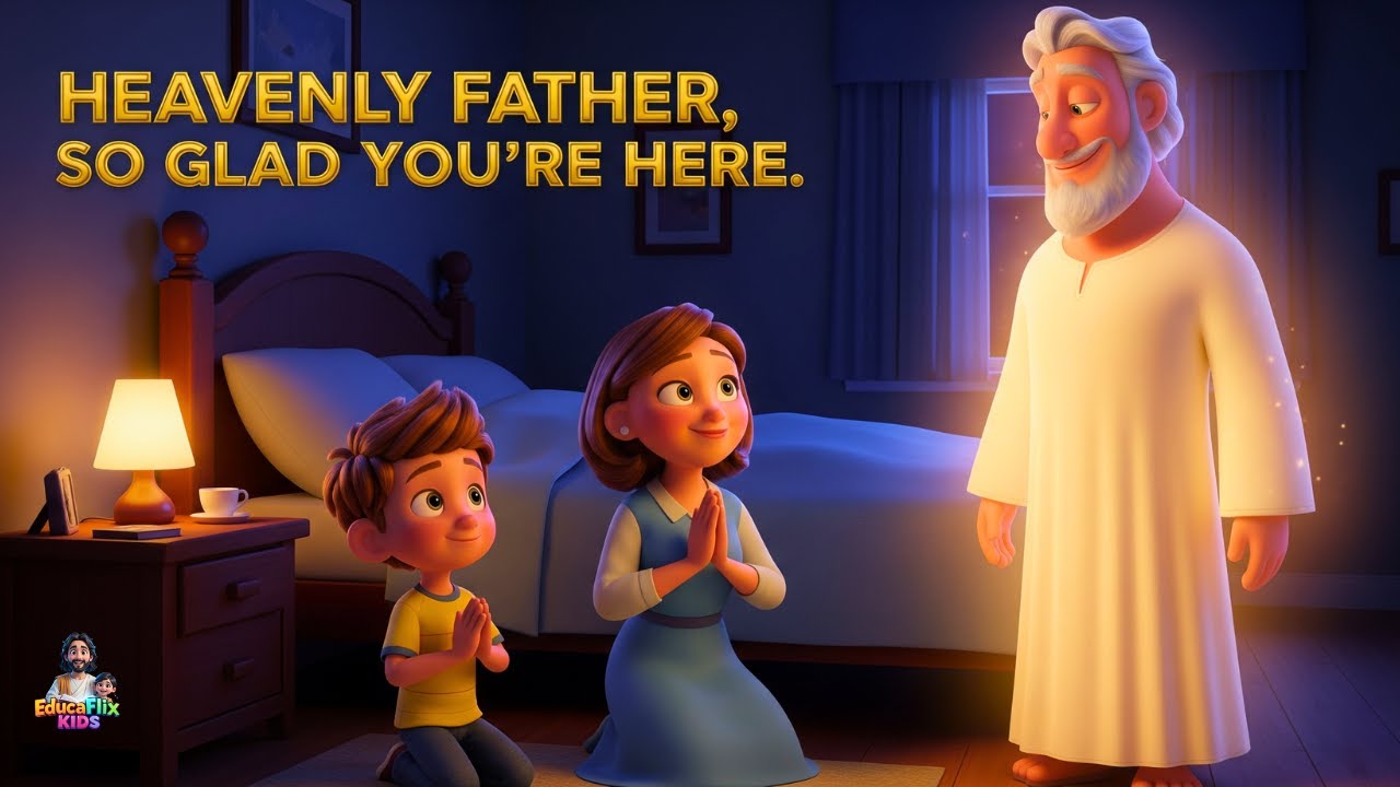 Heavenly Father, So Glad You're Here | Christian Lullabies for Babies | EducaFlix Kids