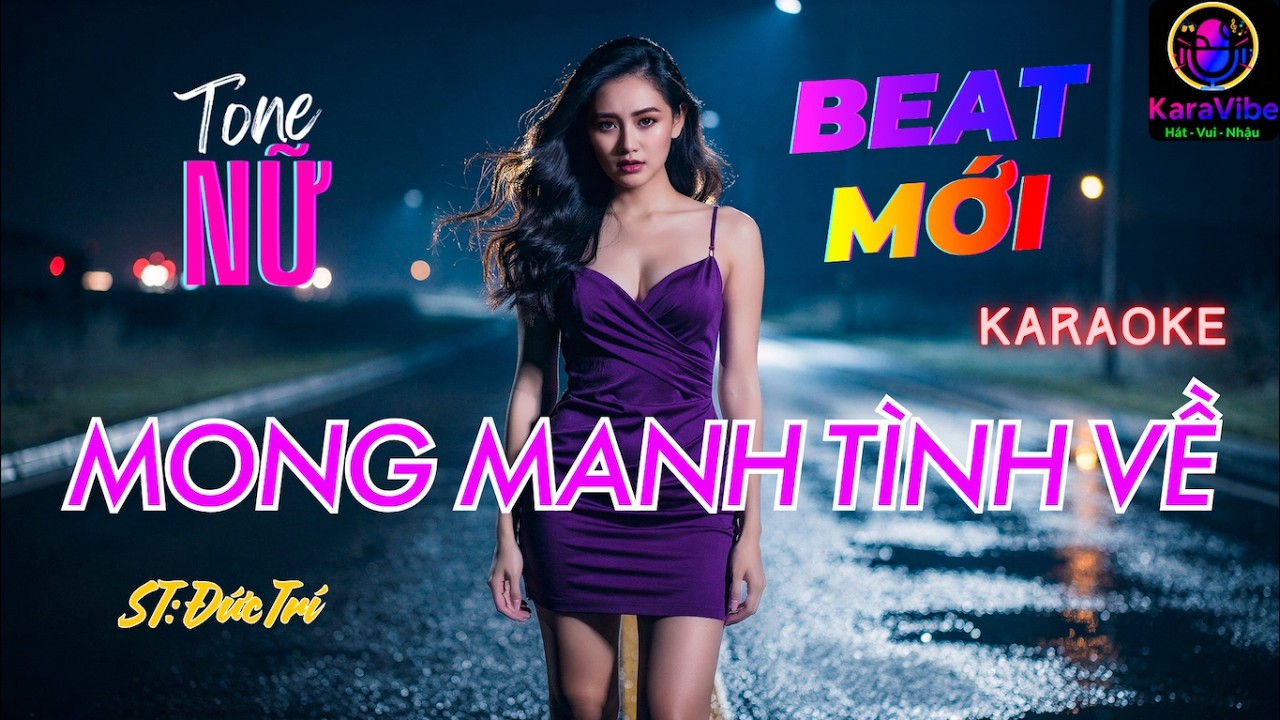 MONG MANH TÌNH VỀ Karaoke ❤️ Tone Nữ ❤️ BÀI QUEN BEAT MỚI ❤️ Dễ Hát