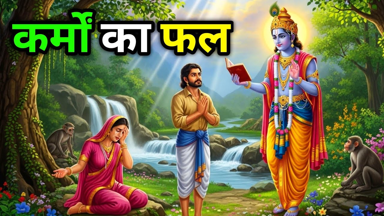 कर्मों का असली फल कैसे मिलता है | Dharmik Kahani | Krishna motivation | Bhakti Katha #GeetaGyan