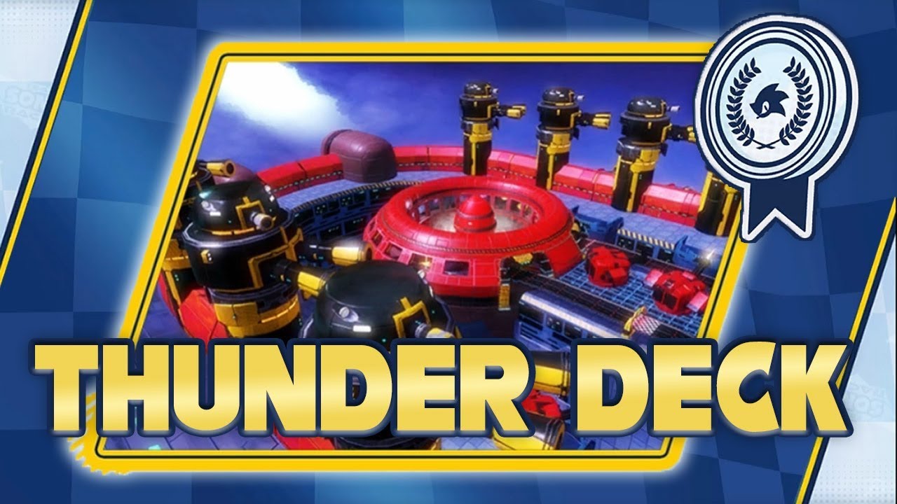 Team Sonic Racing - Time Trial: Thunder Deck (Platin) - Walkthrough