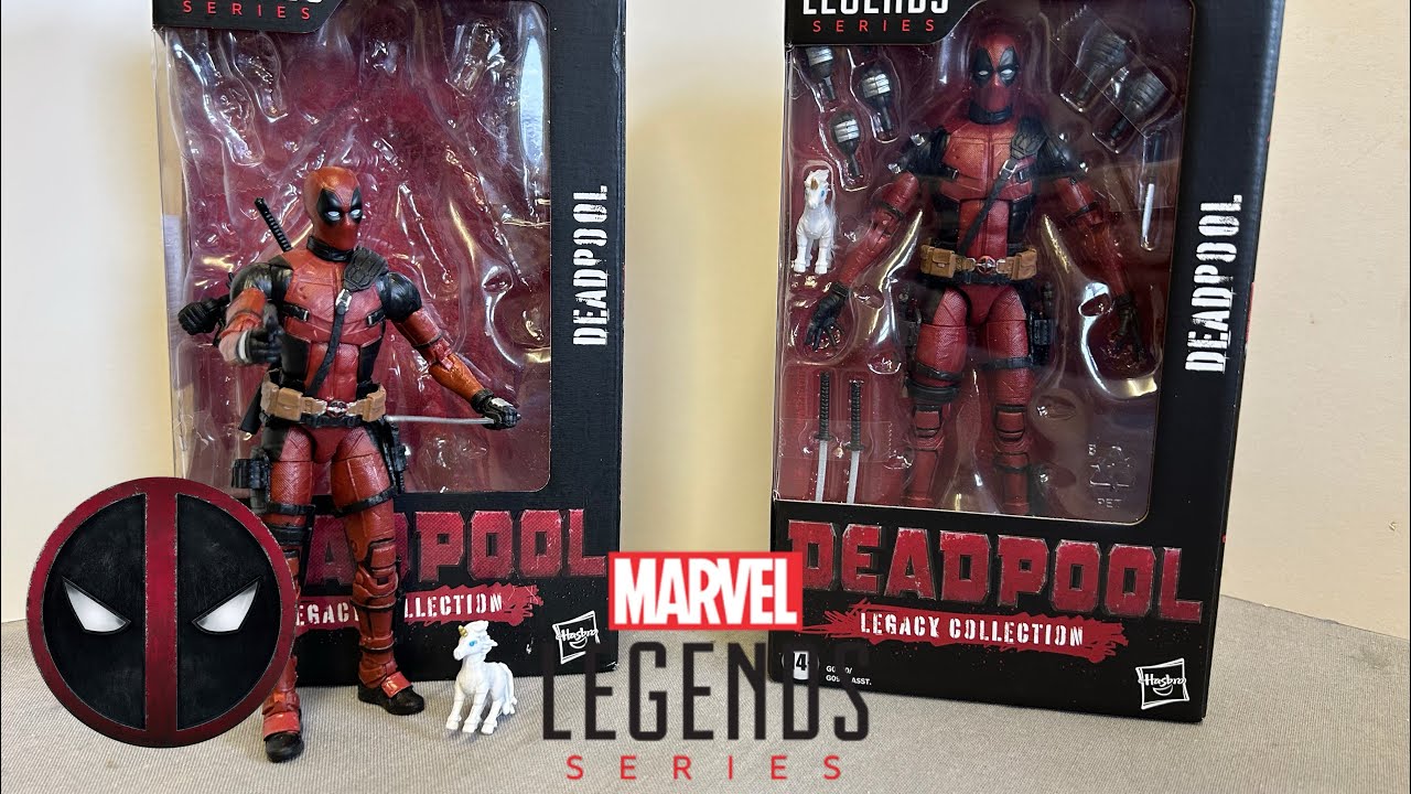 Marvel Legends Deadpool Legacy figure review with bootleg comparison