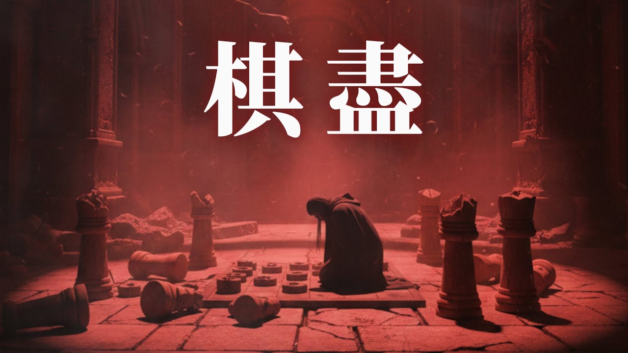 《棋盡》｜中文動態歌詞 Lyric Video ✨｜AI原創音樂｜音域迴響