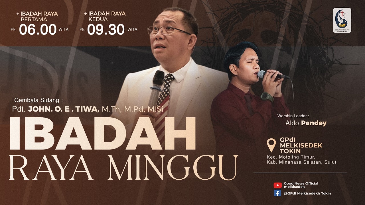IBADAH ONLINE - IBADAH RAYA PERTAMA - Minggu, 08 MARET 2026