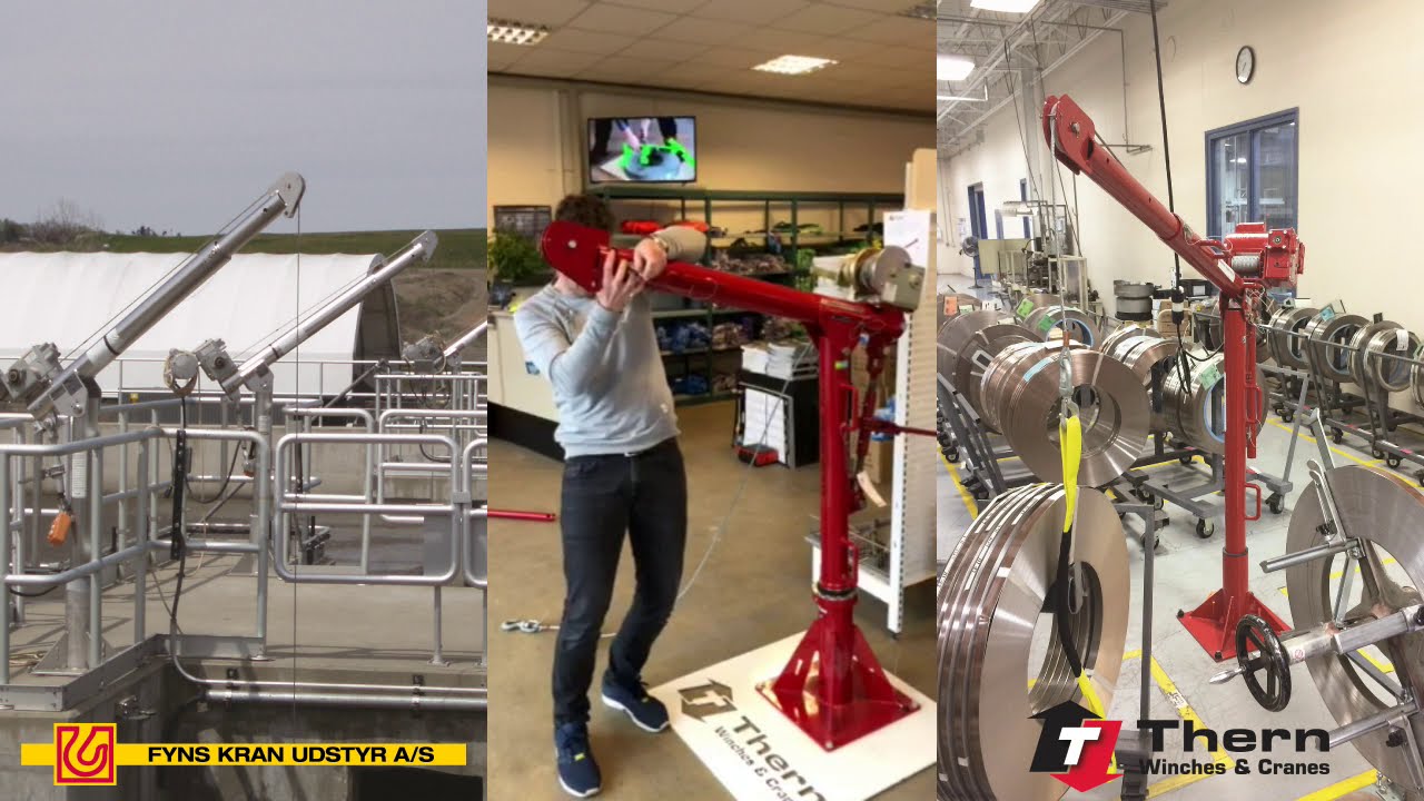 Så let er det at samle en Thern® Davit kran →
