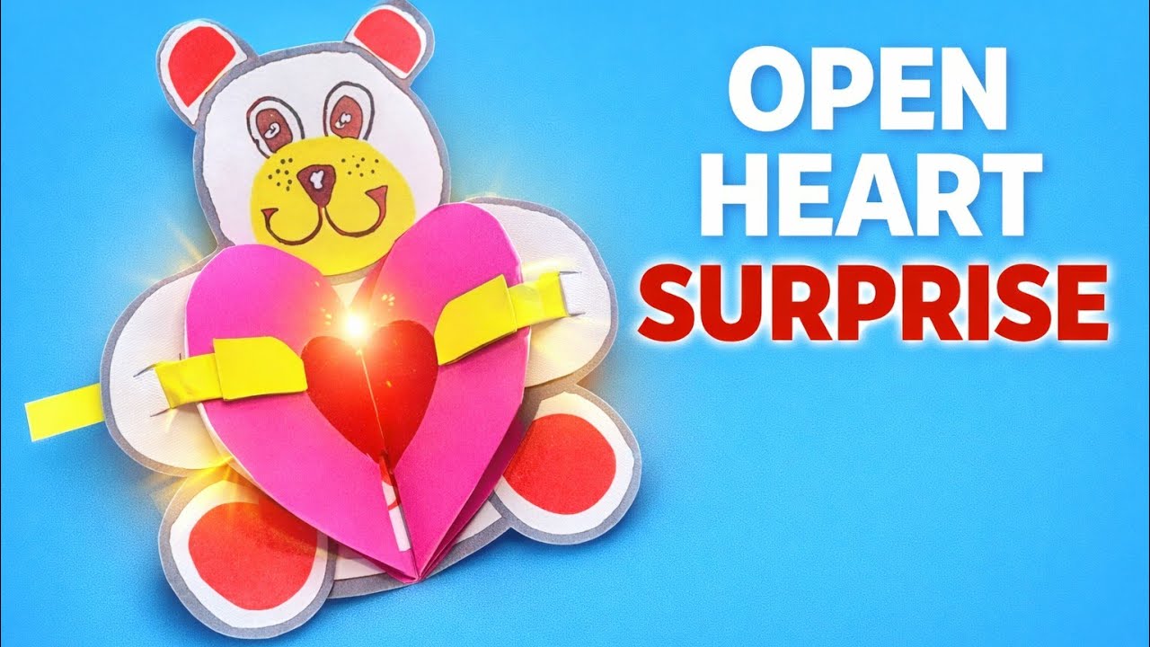 Open The Heart ❤️ 💙 | Teddy Day Surprise Gift | Valentine's Day | Teddy 🧸