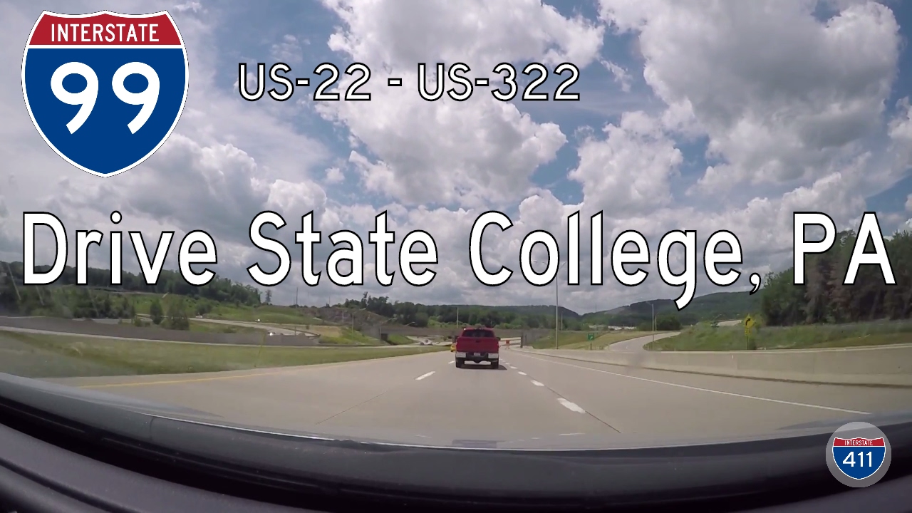 Interstate 99 - Mile 73 - Mile 62 - Pennsylvania | Drive America's Highways 🚙