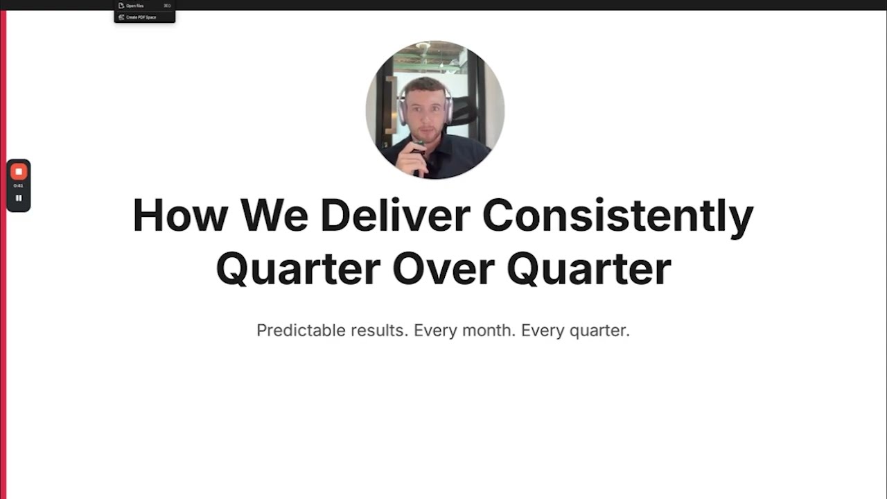 How We Deliver Consistently Quarter Over Quarter | Leads That Show