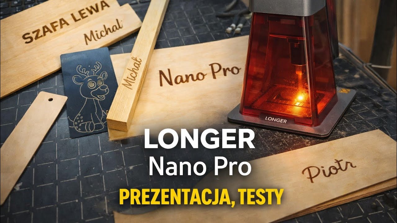 Mała grawerka, duże możliwości? Test LONGER Nano Pro