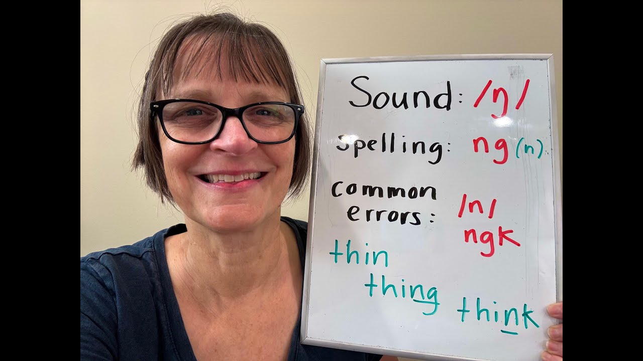 How to Pronounce the NG Sound /ŋ/ | American English Phonetics
