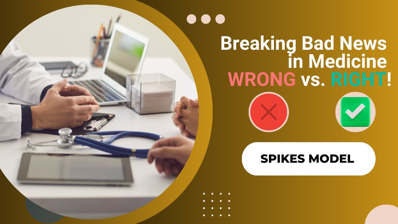 Breaking Bad News done WRONG vs. RIGHT: The SPIKES Model to Do It Right!