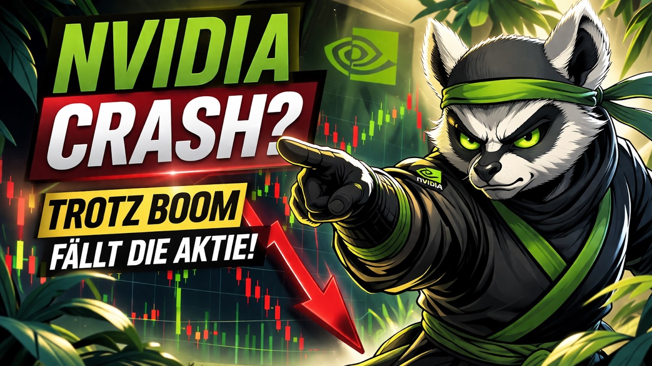 NVIDIA CRASH? Trotz BOOM f&auml;llt die Aktie &ndash; das steckt dahinter! 🚨