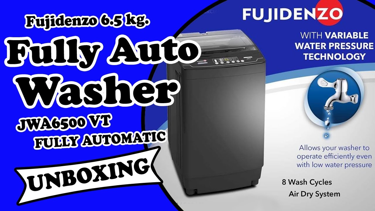 Fujidenzo Fully Automatic Washing Machine JWA6500VT Review