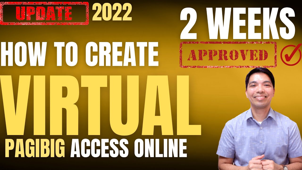 Do Not Commit This Mistake - Create Your Virtual PagIBIG Access Online  - Approved in 2 Weeks