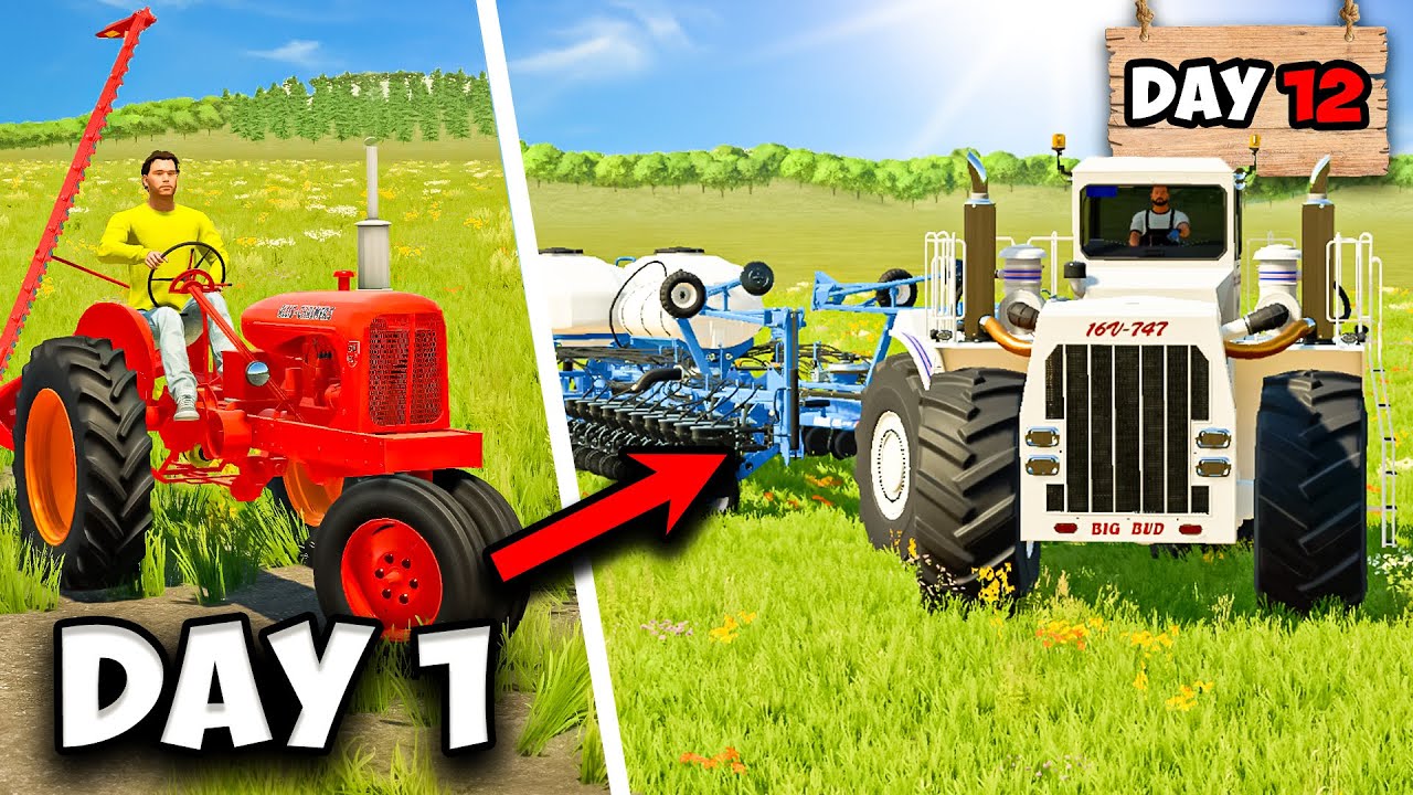 MEGA Challenge from $0 on FLAT MAP #12 | Farming Simulator 22