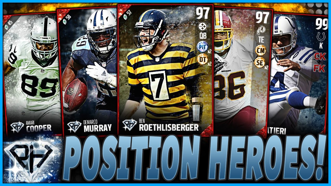 INSANE OFFENSIVE POSITION HEROES! | REED, BEN, MURRAY, COOPER, AND MORE! | MUT 17 POSITION HEROES