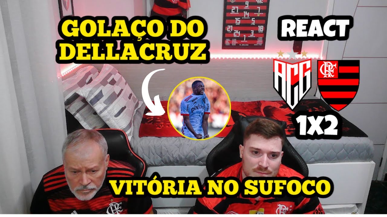 REACT - Atlético - GO 1 x 2 Flamengo | Brasileirão 2024. VITÓRIA NO SUFOCO!!