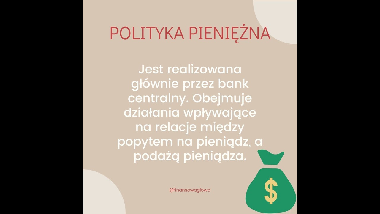 Porównanie polityki fiskalnie i polityki pieniężnej