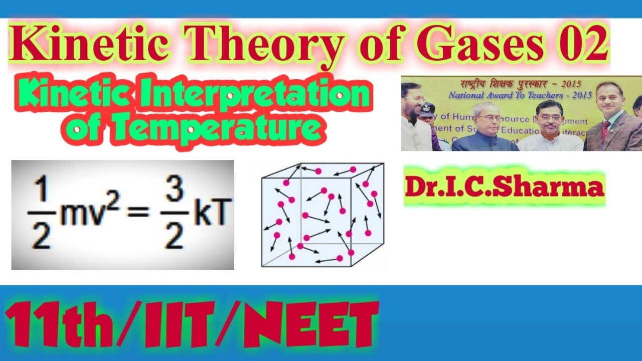 Kinetic Interpretation of Temperature || Physics for 11th Class || Kinetic theory of Gases|| ICSir