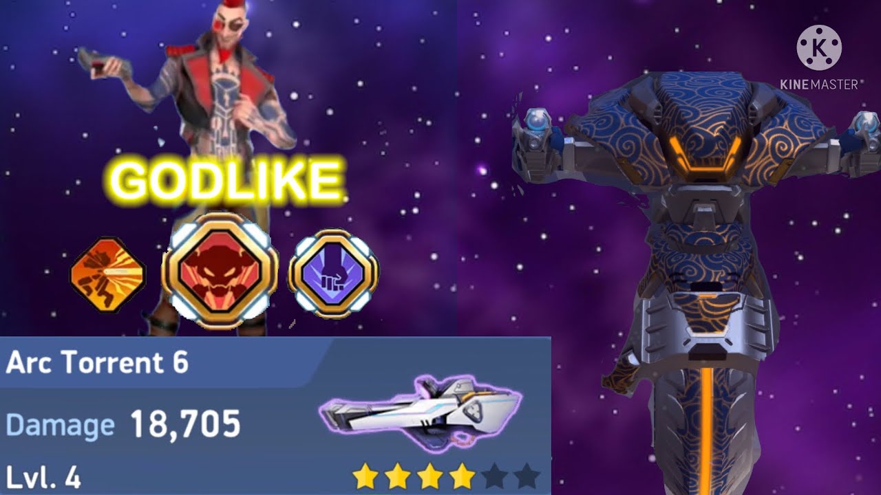 Kill shot with arc torrent 6 and G-Lock - Godlike - Mech Arena