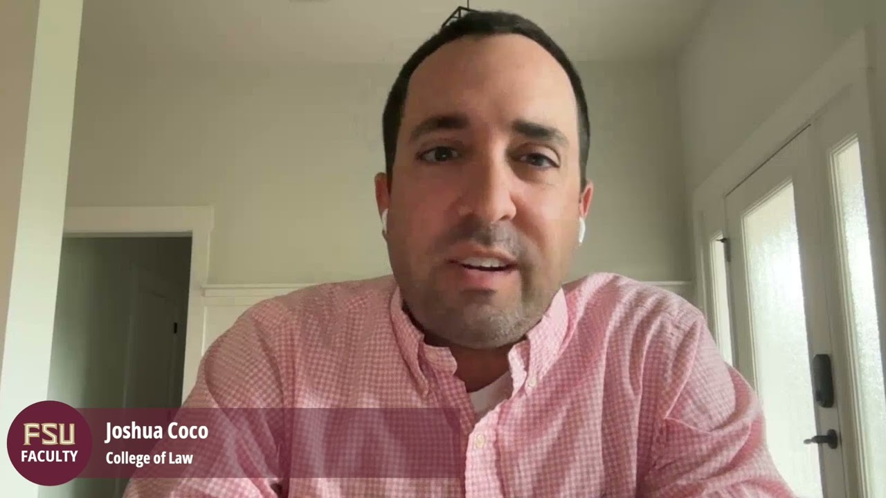 FSU New Faculty 2024: Joshua Coco - College of Law