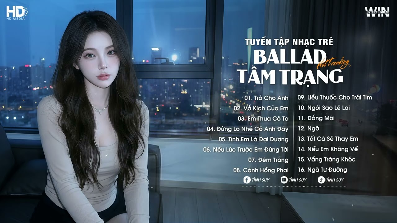 Playlist Nhạc Trẻ Ballad Tâm Trạng 2026 - Trả Cho Anh, Nhường Lại Nỗi Đau, Vở Kịch Của Em - Tình Suy
