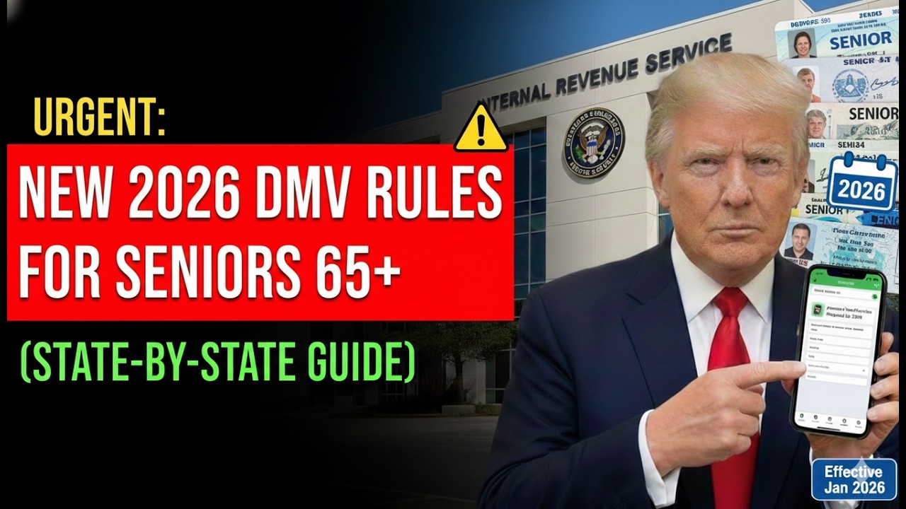 СРОЧНО: Новые правила DMV (Департамента транспортных средств) для лиц старше 65 лет, действующие ...
