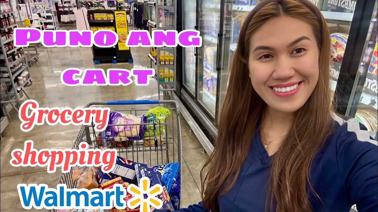 GROCERY SHOPPING PARA SA BAHAY | PUNO ANG CART NATIN | PALENGKE DAY