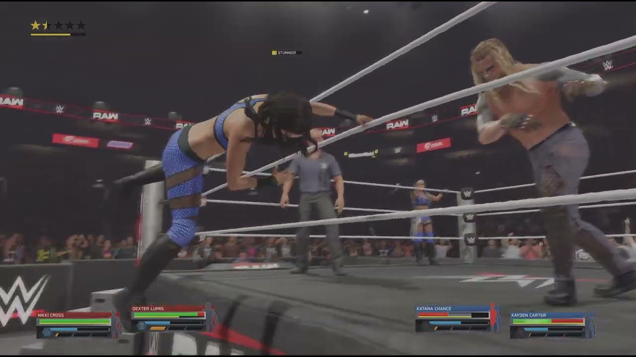 DexTeR LuMiS , Nikki Cross vs KaTaNa chance , KayDeN CarTeR  !!!