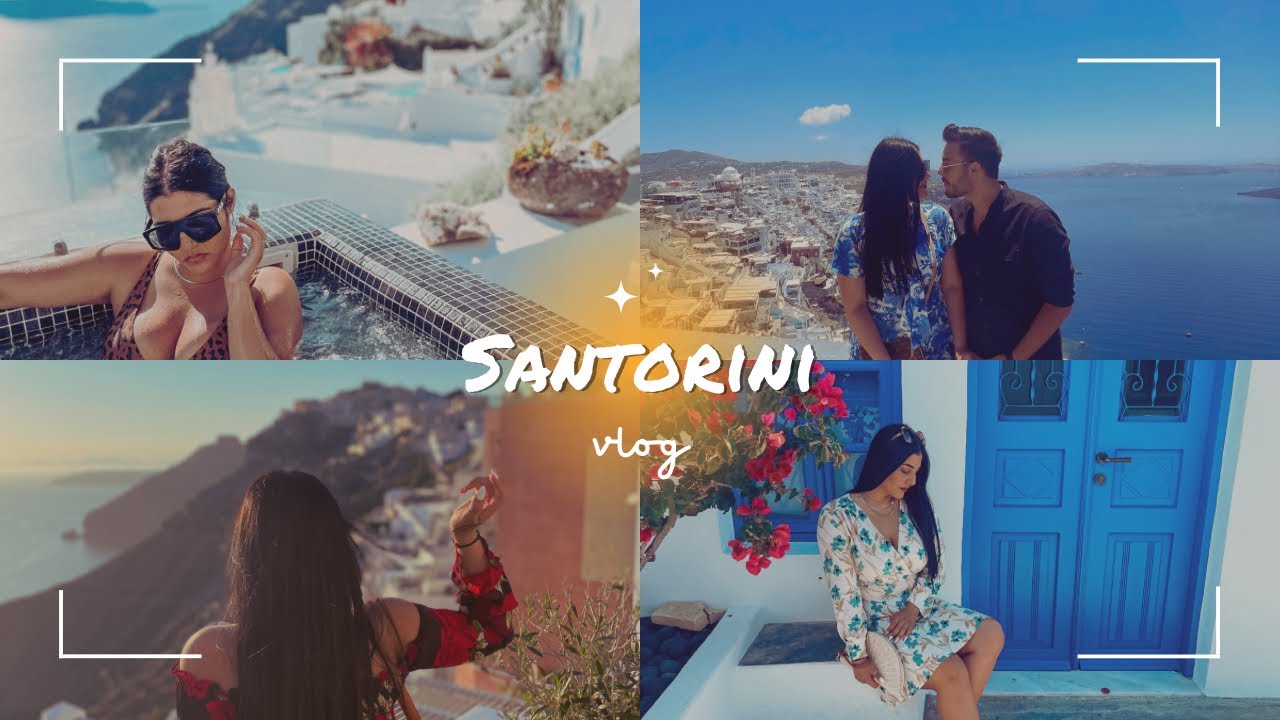 SANTORINI VLOG 🇬🇷 exploring Santorini Greece 🌊 travel vlog