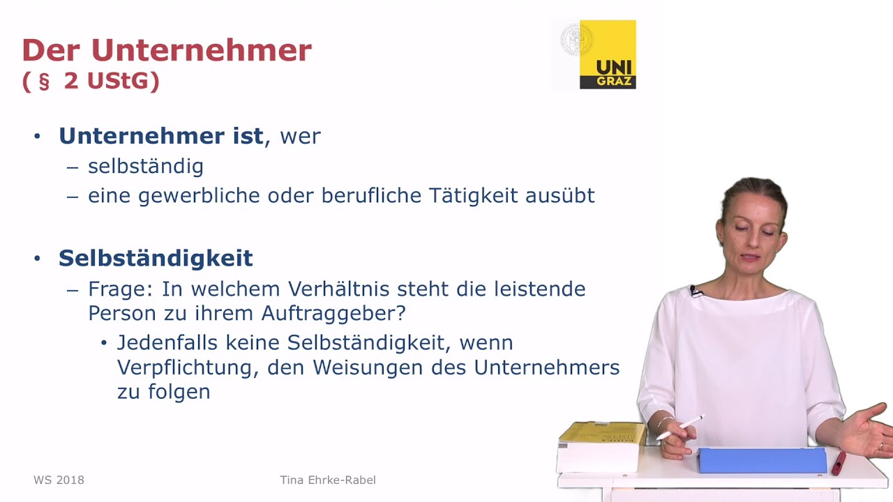 Umsatzsteuer Vortrag Teil 1
